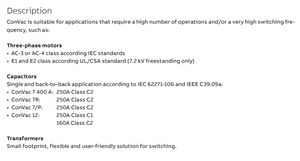 Contactor de Vacío de Media Tensión Original Abbs ConVac 7.2kV/12kV 400A 3P Trifásico CA/CC 110-125V IEC 62271-106/UL347 - Product Image 5