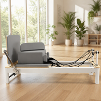 Appareil de Pilates Commercial en Alliage d'Aluminium pour Entraînement de la Force, de la Flexibilité, de l'Équilibre et de la Condition Physique