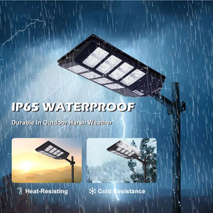 Outdoor <b>Solar</b> LED Street <b>Light</b> High Capacity Battery IP65 Waterproof 1000w All-in-One Integrated <b>System</b> for Road Use NJBC Integr - Product Image 5