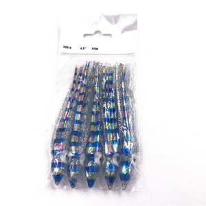 Señuelo de Pesca Artificial de PVC de 4.5 Pulgadas con Ojos 3D, 10g, para Pesca de Calamar y Pulpo, Ideal para Pesca de Grandes Peces - Product Image 6