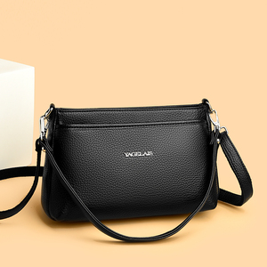 Nouveau Sac Messager 2026 à Motif Géométrique Vintage en PU. La doublure est en polyester.3798 - Product Image 1