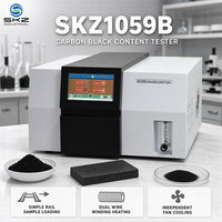 SKZ1059B Testeur de teneur en carbone noir pour PE, PP, PVC avec rail simple, échantillonnage, chauffage à double enroulement de fil et refroidissement par ventilateur indépendant