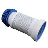 Tuyau d'évacuation flexible en plastique pour climatiseur, connecteur de toilette, extension de gouttière de salle de bain de 5 pouces