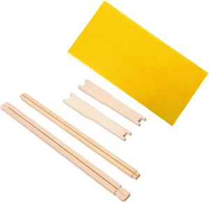 Telaio per Arnia Profonda con Foglio di Cera d'Api Naturale, Attrezzatura per Apicoltura in Materiale di <span class=keywords><strong>Abete</strong></span> Cinese, Condizioni per Industrie Agricole - Product Image 3