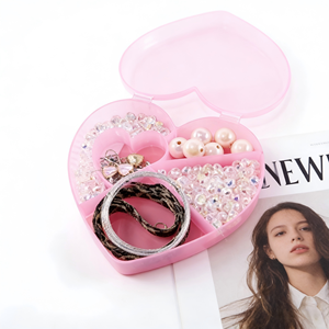 Kit de Cuentas para Collares de Mascotas, Set de Fabricación de Joyería para Mascotas con Forma de Corazón para Perros y Gatos, Suministros de Manualidades para Accesorios de Mascotas - Product Image 4