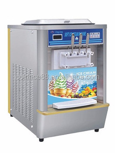 Machine à Glace Italienne Mini Commerciale 3 Saveurs Production 12-18kg/h BQ818Y - Product Image 4