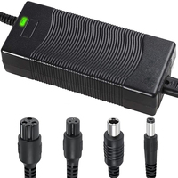 Pengisi Daya Baterai Li-ion Skuter Listrik Kabbol 54.6V 2-3A Pengisian Cepat 5 Colokan Universal EU/US Model Desktop AC F120