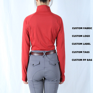 ARLAN Modern Style Riding Competition Cooling Ladies Womens Men Equestrian l <b>Long</b> <b>Sleeve</b> Pattern Ladies Equestrian Shirt - Product Image 2