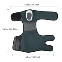 Máquina de Masaje 3 en 1 para Muslos, Rodillas y Pantorrillas, con Calor, Compresión de Aire, para Recuperación Deportiva, Hogar, Oficina y Gimnasio