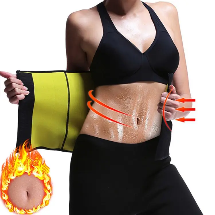 Cinto de suor para esportes fitness de 2023, cinto de plástico para modelar a cintura, explosão de suor, cinta pós-parto