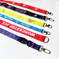 Lanière de porte-carte en polyester pour imprimante à sublimation avec logo personnalisé