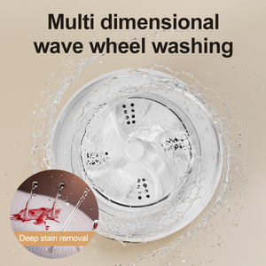 Mini <span class=keywords><strong>Lavadora</strong></span> Portátil Automática Multifuncional Todo en Uno <span class=keywords><strong>de</strong></span> Carga Superior para el Hogar, <span class=keywords><strong>Zapatos</strong></span>, Ropa Interior y Exteriores - Product Image 4