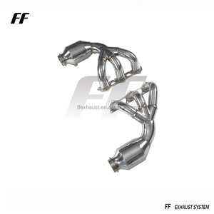 Nouveaux collecteurs d'échappement sport <span class=keywords><strong>Hetu</strong></span> pour Porsche 911 991.1 991.2 GT3/GT3 RS 4.0L avec downpipe - Product Image 3