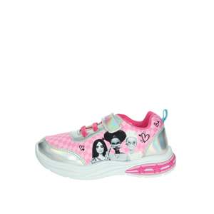 Barbie Girls' Sneakers <b>Pink</b> Size 29 Chunky Shoes With Characters And Hearts Design - Product Image 1