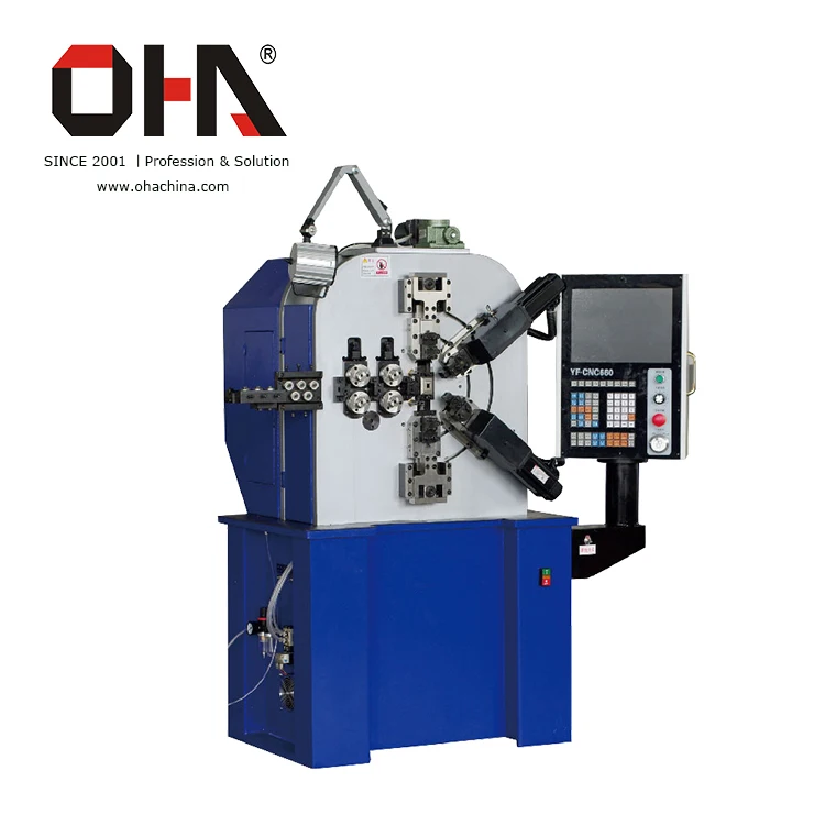OHA-208 CNC металлическая плитка глазурованная пружинная намоточная машина