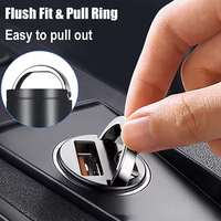 Adaptateur de voiture à charge rapide double port USB Type C 100W PD pour téléphone universel