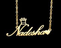 Nom personnalisé acier inoxydable bricolage pendentifs personnalisés connecteur breloque noms initiaux plaque pendentif pour les femmes meilleure fille