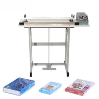 Scelleuse verticale SF-B600 pour sachets alimentaires et de boissons, sacs en plastique, aluminium et papier, avec couteau chauffant à commande au pied