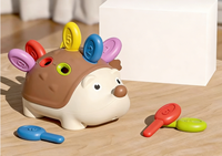 Jouets d'entraînement à la motricité fine pour l'intelligence Éducation précoce pour garçons et filles Prise de coordination œil-main pour bébé Hérisson