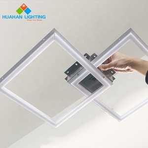 Lámpara de techo de diseño, luz Led cuadrada decorativa de 24W, 30x30 Led, para techo residencial, montada en superficie, iluminación moderna de Huawei - Product Image 2