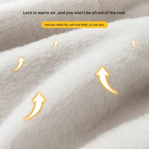 AMZ Bestseller PP Katoen Konijn Pluche Huisdierenbed Zacht en Comfortabel Warmer Antislip Bodem Zachte Kussenrand voor Katten en Honden. - Product Image 2