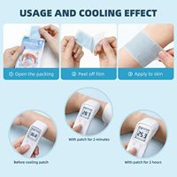 20 Patchs Refroidissants SpeedyAid pour Enfants et Adultes - Coussinets en Gel Doux pour Soulager la Fièvre, l'Inconfort et la Douleur, Apaisent les Maux de Tête