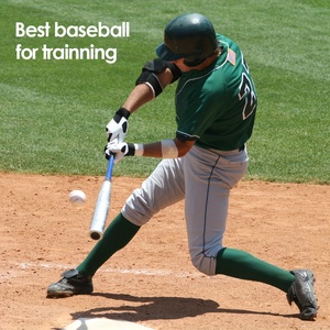 Confezione da 12 palline da baseball standard da 9 pollici con nucleo in sughero <span class=keywords><strong>e</strong></span> gomma in PVC per allenamento <span class=keywords><strong>e</strong></span> pratica per adulti - Product Image 6