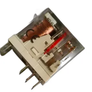 12A 5-Pin AC/DC Relay with LED Indicator and Push Test Button for Genre Relays