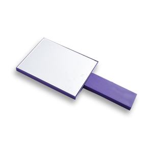 Private Hot Selling Custom <b>Rectangle</b> Purple Color Handheld Portable Folding Plastic <b>Mirror</b> - Product Image 3