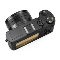 16X Zoom ile 64MP 4K Retro dijital kamera, 2.8 "HD dokunmatik ekran, çift Lens, tip-c Webcam, LED dolgu ışığı, seyahat için taşınabilir