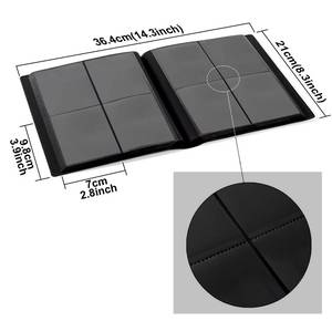 Álbum con cremallera YY de 4 bolsillos para tarjetas TCG PP, para tarjetas coleccionables y tarjetas de juego, venta al por mayor - Product Image 6