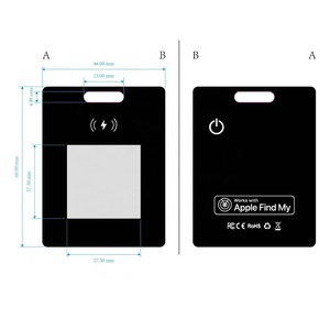แท็กติดตามอัจฉริยะ E-Ink ทำงานร่วมกับ Apple Find <span class=keywords><strong>My</strong></span> พร้อมแท็กแสดงรูปภาพแบบกำหนดเอง ป้องกันการสูญหาย ระบบระบุตำแหน่ง GPS สำหรับกุญแจ สัตว์เลี้ยง และกระเป๋าเดินทาง - Product Image 2