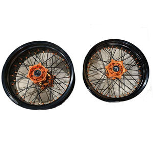 <span class=keywords><strong>Prix</strong></span> usine 17x3.5-17x5.0 CNC roues de moto en alliage d'aluminium jantes Supermoto pour <span class=keywords><strong>KTM</strong></span> SX SXF <span class=keywords><strong>EXC</strong></span> 2002-2025 - Product Image 1