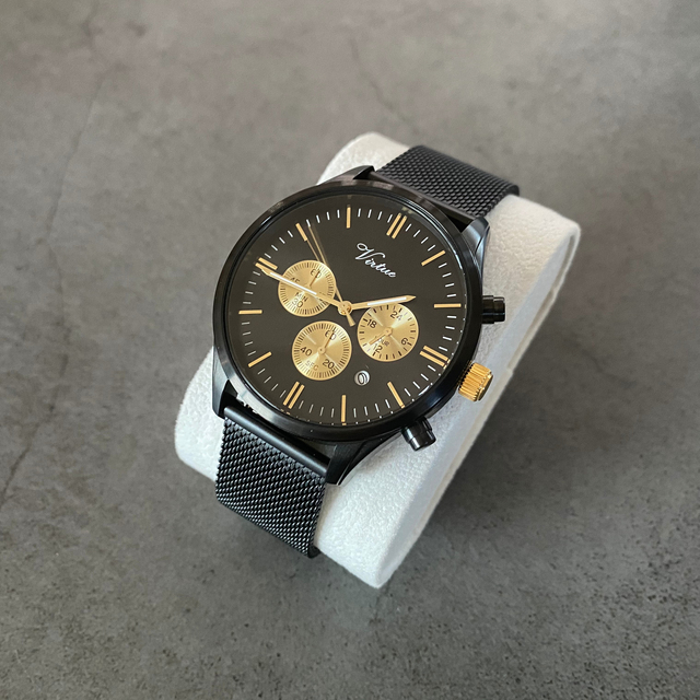 2021 Best Selling Chronograph Wrist Watch Men Stainless Steel Quartz Watch Water Resistant 3ATM Watches With Private Label