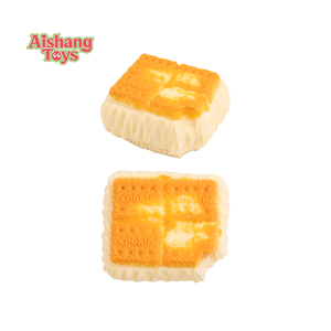Jouet anti-stress en silicone souple et moelleux en forme de biscuit soda, OEM/ODM, sûr pour les enfants de 5 à 7 ans et tous les âges - Product Image 3