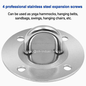<span class=keywords><strong>Kit</strong></span> de suspension pour balançoire murale ou plafond, crochets <span class=keywords><strong>d</strong></span>'<span class=keywords><strong>ancrage</strong></span>, pièces de ressort pour hamac, acier inoxydable 304, <span class=keywords><strong>kit</strong></span> de suspension pour balançoire de yoga aérien - Product Image 4