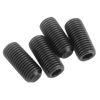 Vis à tête hexagonale à empreinte hexagonale en acier inoxydable 316 de qualité 12.9 DIN 916 M3-M16 avec pointe bombée