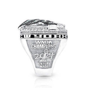 Cincin Juara Wanita New York Libertys 2024 yang Dikustomisasi, Perhiasan Paduan Berkualitas Tinggi untuk Ulang Tahun, Kenang-kenangan yang Dipersonalisasi - Product Image 4