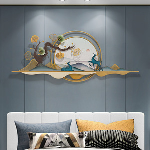 Nuovo Ornamento da <span class=keywords><strong>Parete</strong></span> in Ferro Battuto Stile Art Déco per Ingresso, Corridoio, Decorazione Murale di Lusso per Interni - Product Image 4