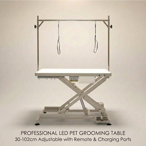 Table <span class=keywords><strong>de</strong></span> toilettage électrique pour chiens AP-809, table réglable en hauteur avec LED, table <span class=keywords><strong>de</strong></span> toilettage électrique pour chiens - Product Image 1