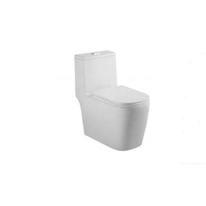 Inodoro Moderno de Cerámica de Una Pieza con Taza Cuadrada, Drenaje en S y Doble Descarga, Directo de Fábrica, para Villa - Product Image 6