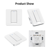 Interrupteur de chauffe-eau intelligent Tuya Smart Life WiFi 20A 240V haute puissance, interrupteurs muraux pour éclairage, appareils intelligents pour la maison avec PC ignifuge IP20
