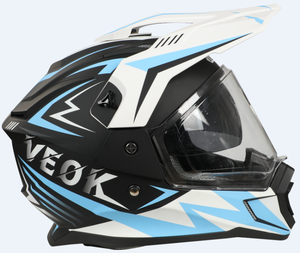 Casque de moto <span class=keywords><strong>cross</strong></span> de haute qualité, personnalisable, couleur au choix, pour rallye tout-terrain, double visière, en promotion - Product Image 1