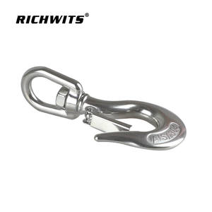 Anneaux de levage rotatifs en acier inoxydable 304/316 de type bobine, crochet de sécurité pour le levage de marchandises avec conception à ressort - Product Image 3
