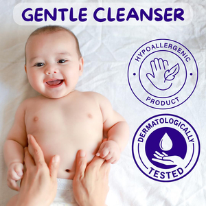 Olio di lavanda & Fragranza di farina d'avena 2 in1 rilassante per il bagnoschiuma naturale per bambini - Product Image 5