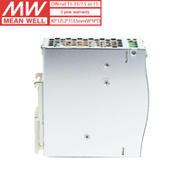 Alimentation électrique Mean Well NDR-120-12 120W 10A 12V Rail DIN SMPS AC/DC, alimentation à découpage ultra-mince pour usage industriel