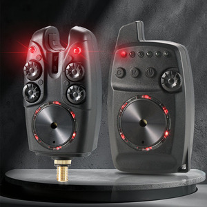Nouvel ensemble 4+1 d'alarmes de pêche à la carpe avec LED sonore, alerte électronique sans fil et indicateur lumineux - Product Image 1