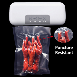 Wholesale Food Saver Vacuum Sealer <b>Bags</b> with Gravure Printing Moisture Proof 3 Side Seal Transparent - Product Image 6