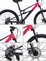 Prix d'usine Vélo VTT 26 pouces MTBGO 9 vitesses pour hommes Vélo de montagne Cycle Vélo tout suspendu Bicicleta Adulte Vitesses