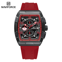 NAVIFORCE 8052 Montre Sport Chronographe Personnalisée Originale Résistante à l'Eau pour Hommes Marque Privée